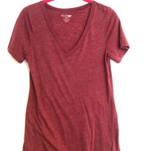 Old navy v neck tee red medium